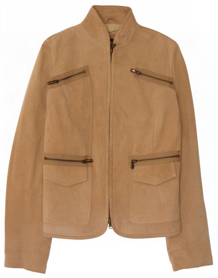 Куртка женская замшевая Zarro IT 42 Medium Beige Leather
