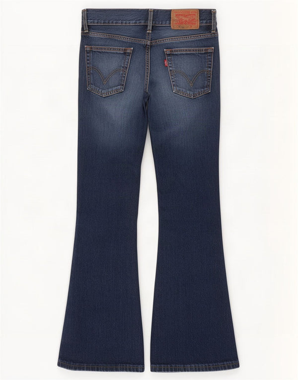 Женские джинсы Bootcut Levi's W30 L34 Темно-синие, хлопок