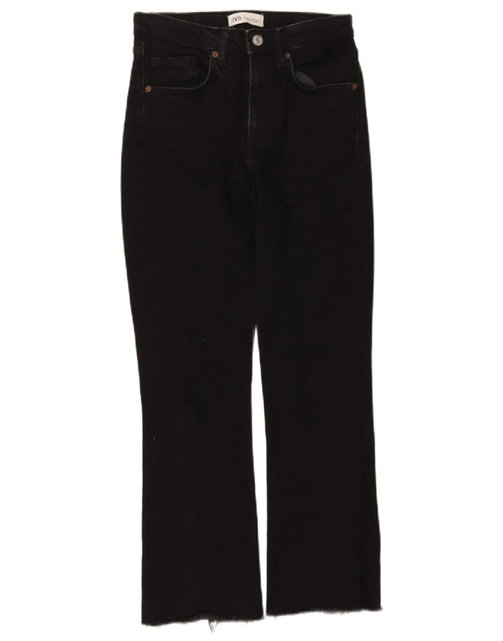 Женские джинсы Bootcut Zara EU 34 2XS W24 L26 черные