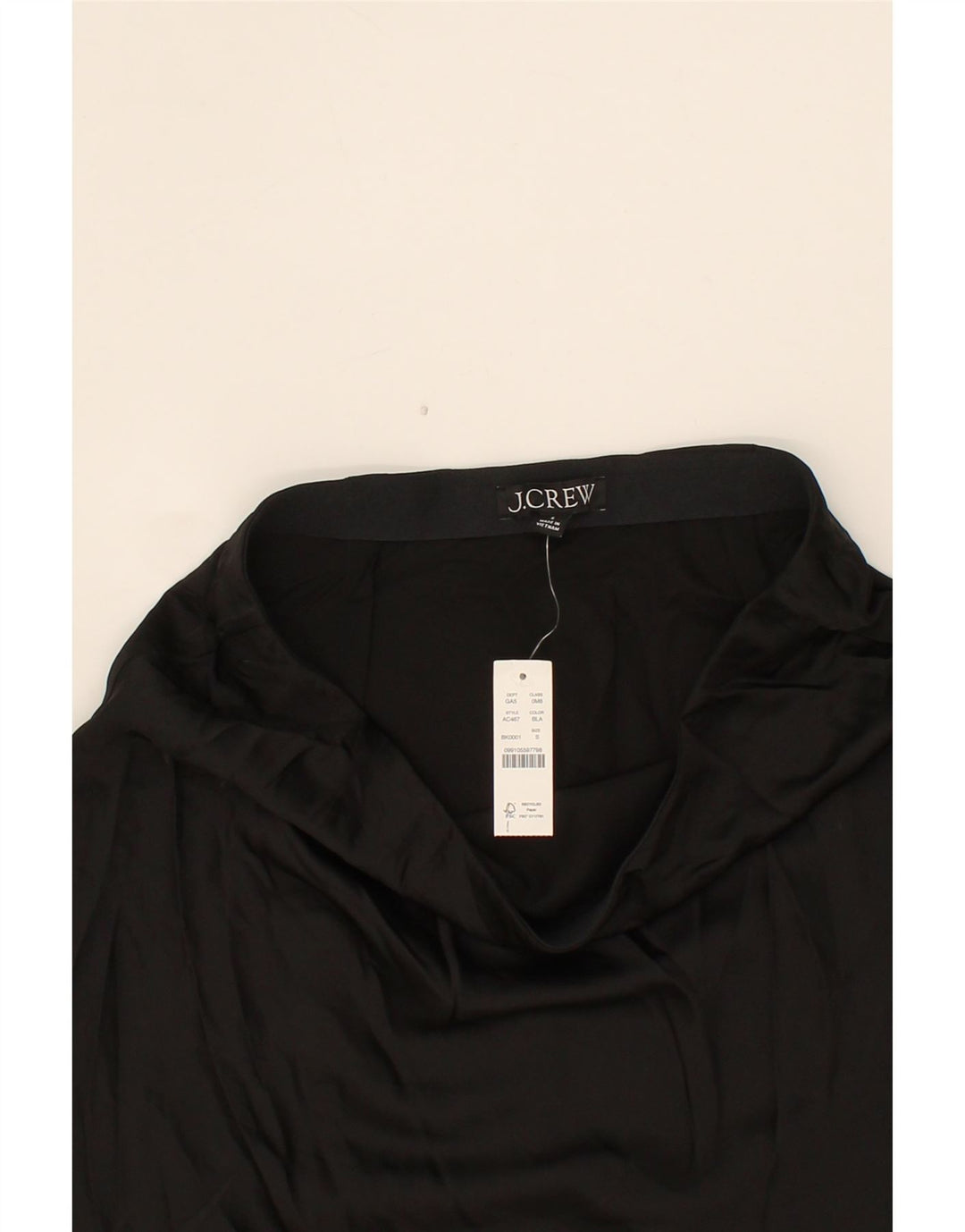 J. CREW Womens A-Line Skirt Small W27  Black Polyester Vintage J. Crew and Second-Hand J. Crew from Messina Hembry 