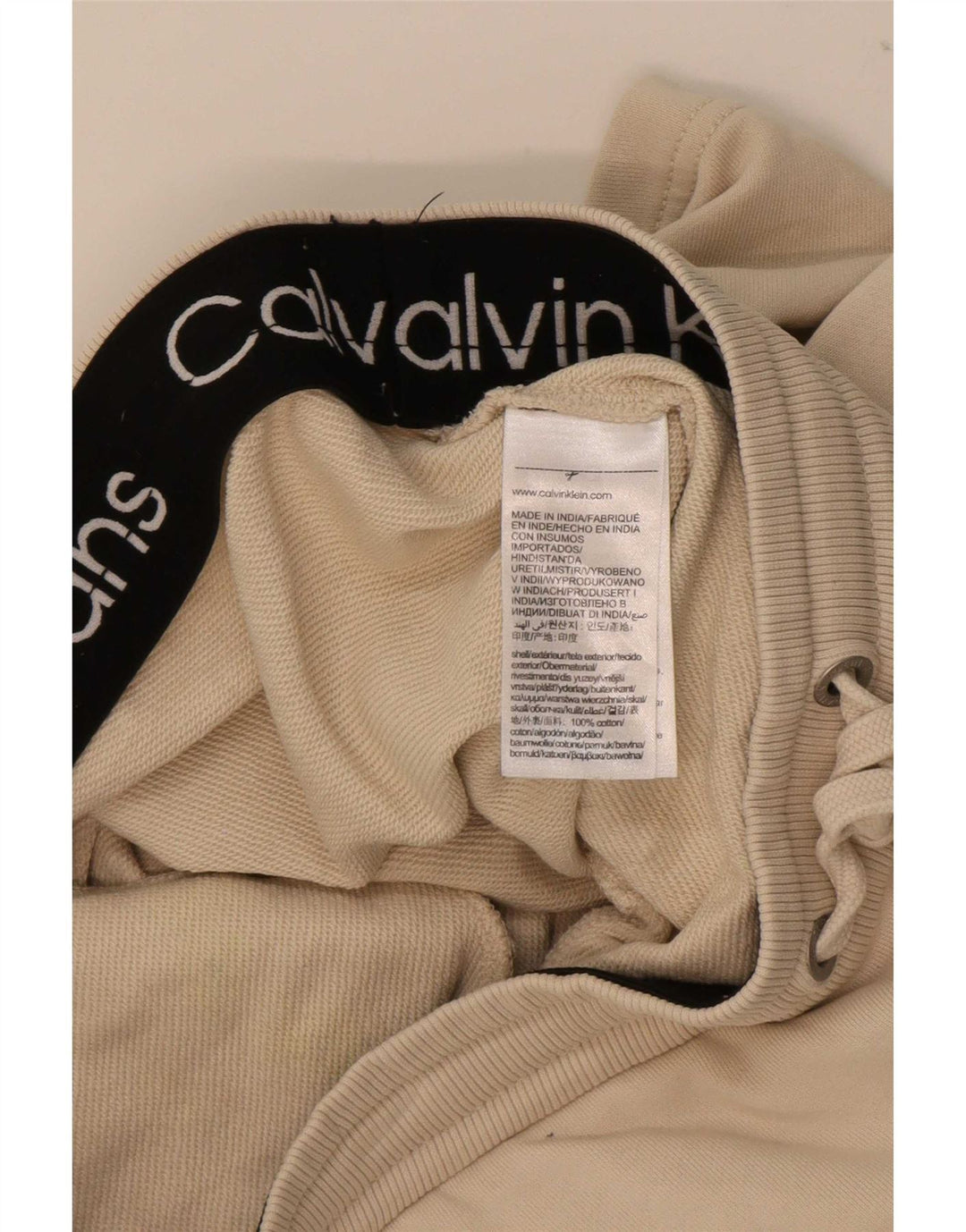 Мужские спортивные шорты-карго Calvin Klein, маленькие белые хлопковые шорты