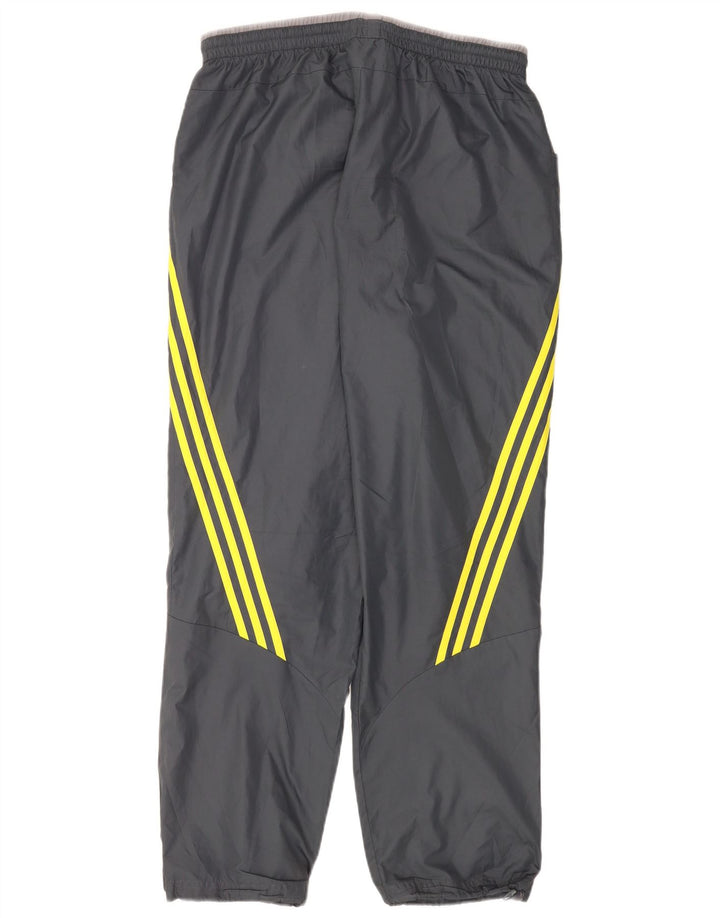 Мужские спортивные брюки Adidas для бега, средний серый полиэстер