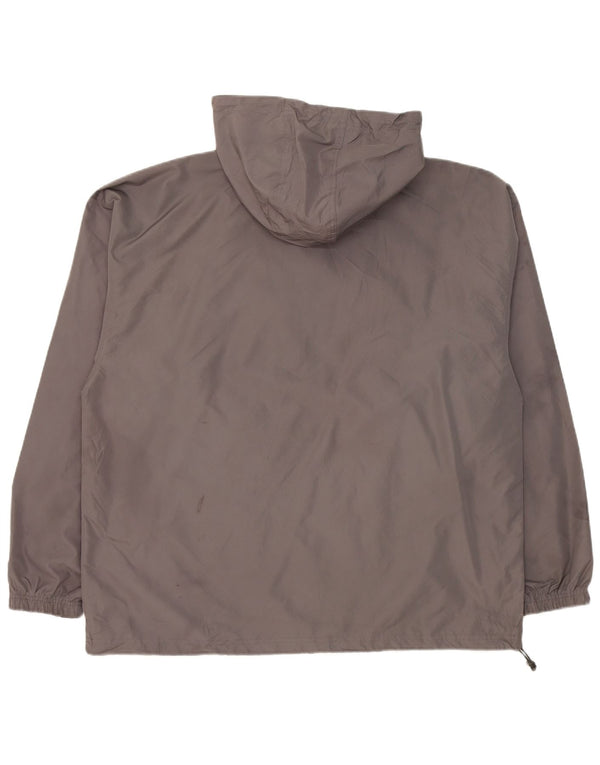 Мужская дождевик с капюшоном и графикой Champion UK 42 XL, серый полиэстер