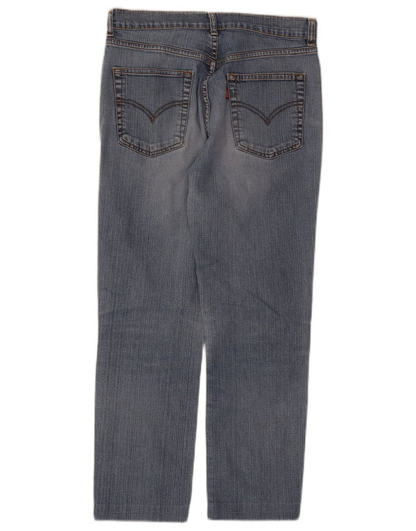 Женские прямые джинсы Levi's W30 L25 синие, хлопок