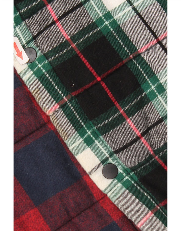 Мужская фланелевая рубашка Zara Lumberjack среднего размера, разноцветная, хлопковая в клетку