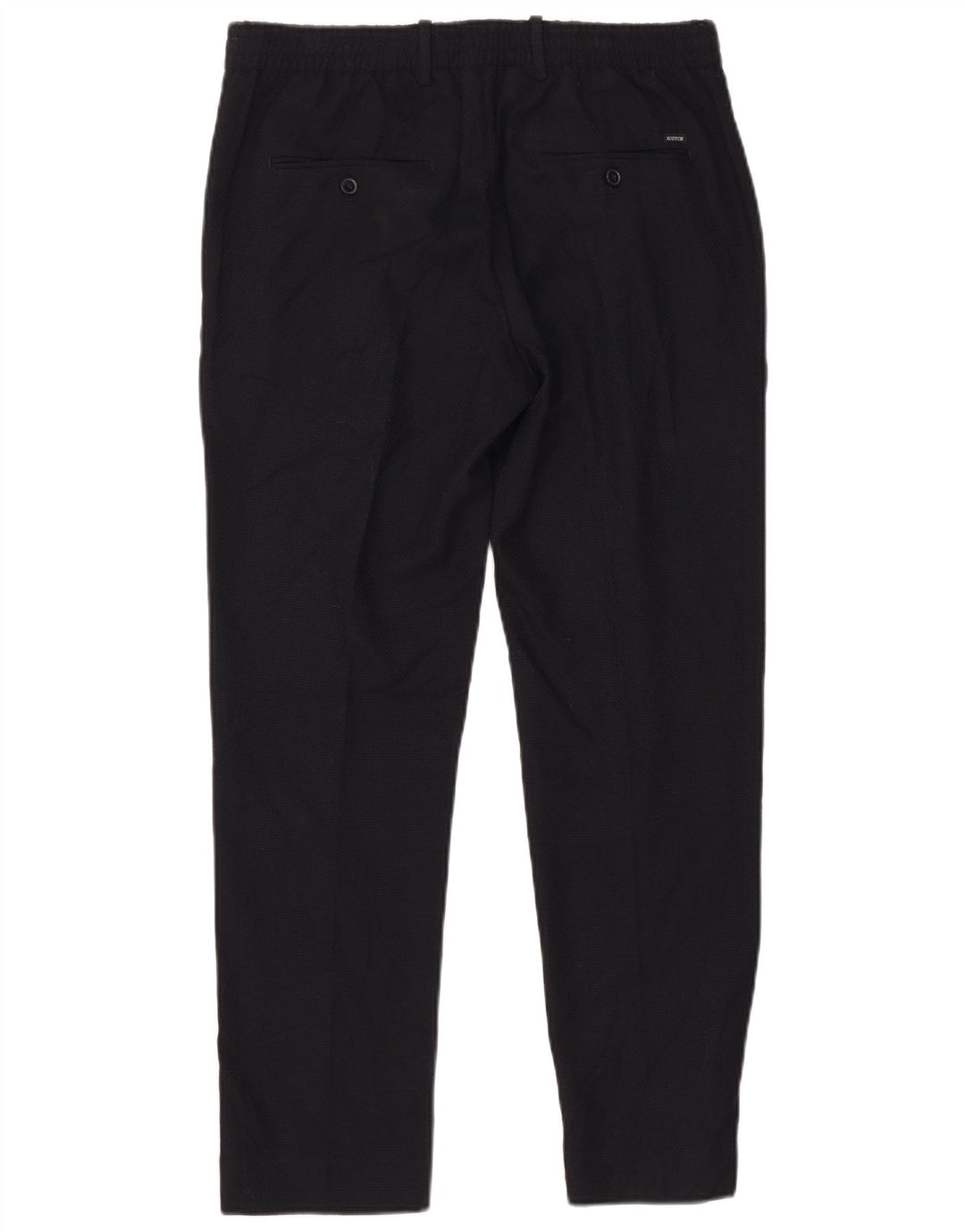Мужские узкие повседневные брюки SCOTCH & SODA W31 L29, черный полиэстер