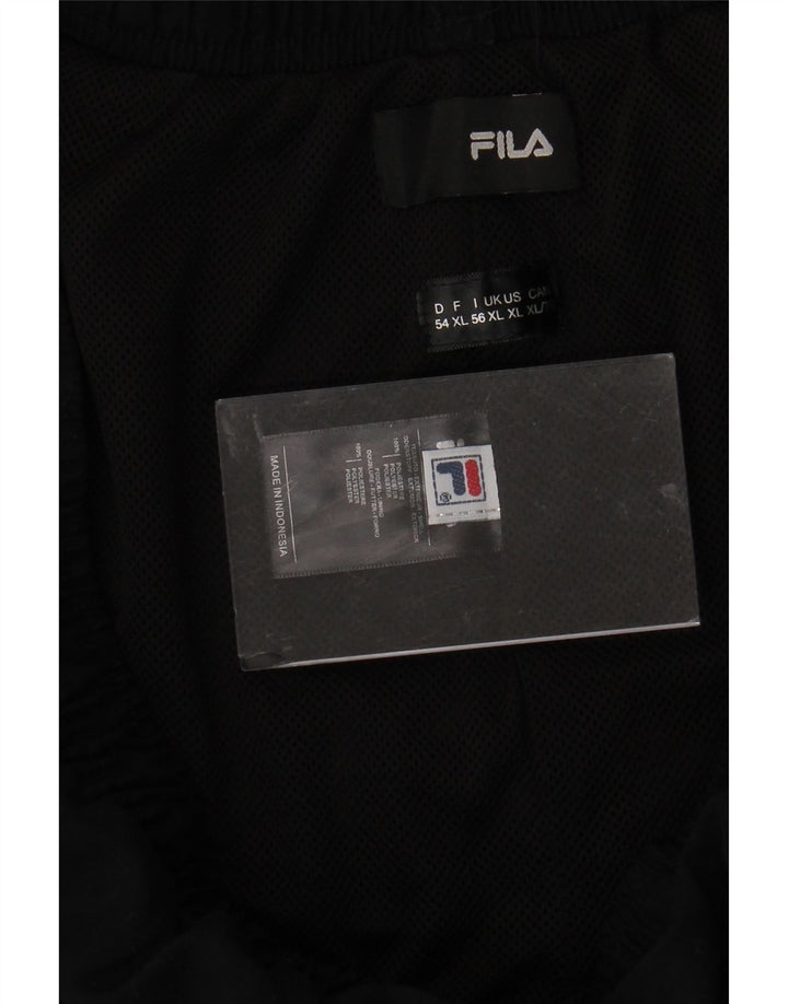 Мужской спортивный костюм FILA XL, черный полиэстер