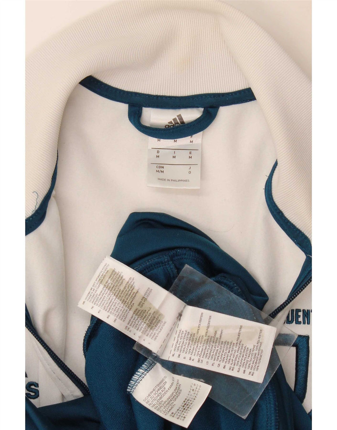 Мужской спортивный костюм Adidas Juventus, верхняя куртка, средний, темно-синий, с цветными блоками