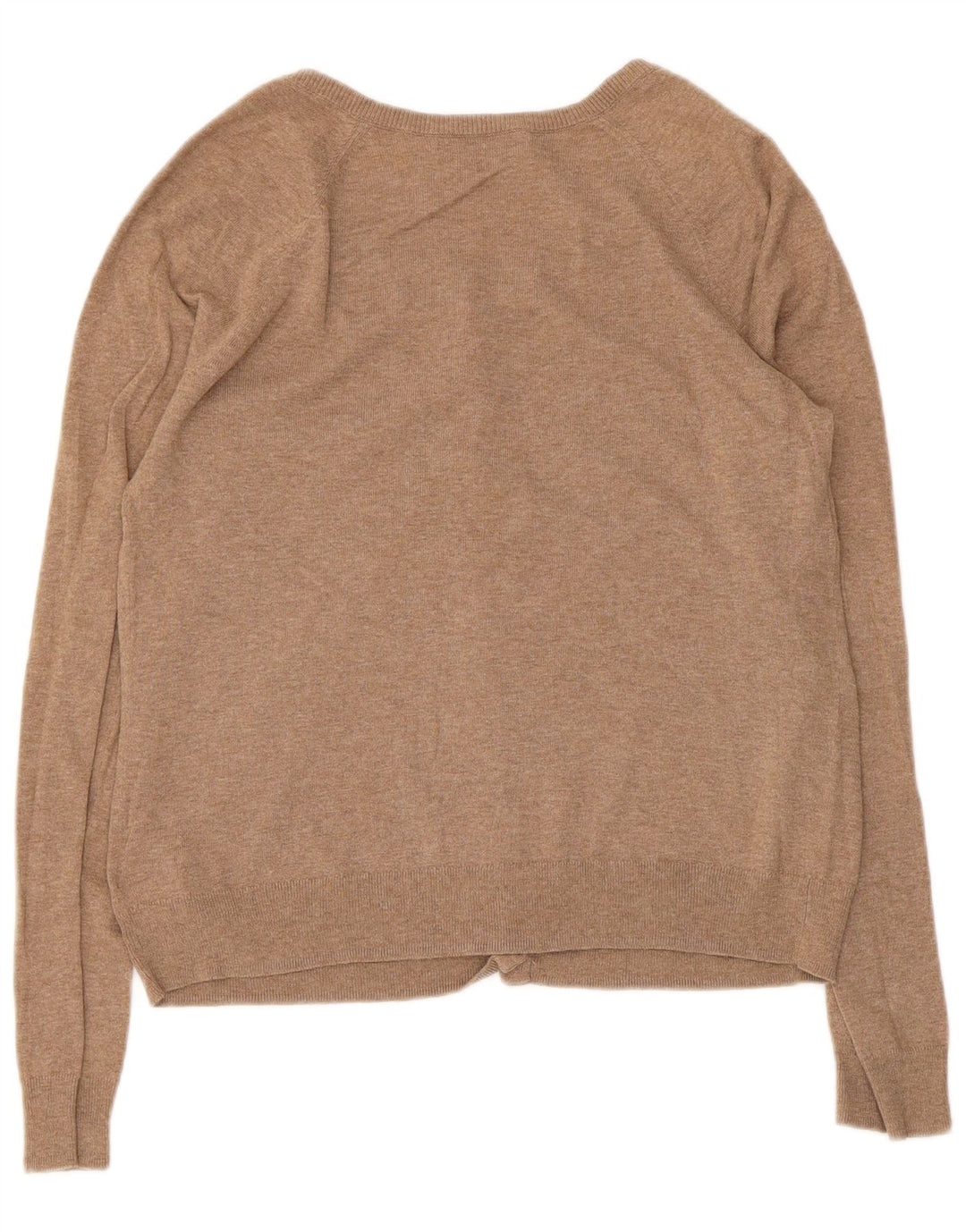 Женский кардиган Gap UK 12, хлопковый средний коричневый цвет