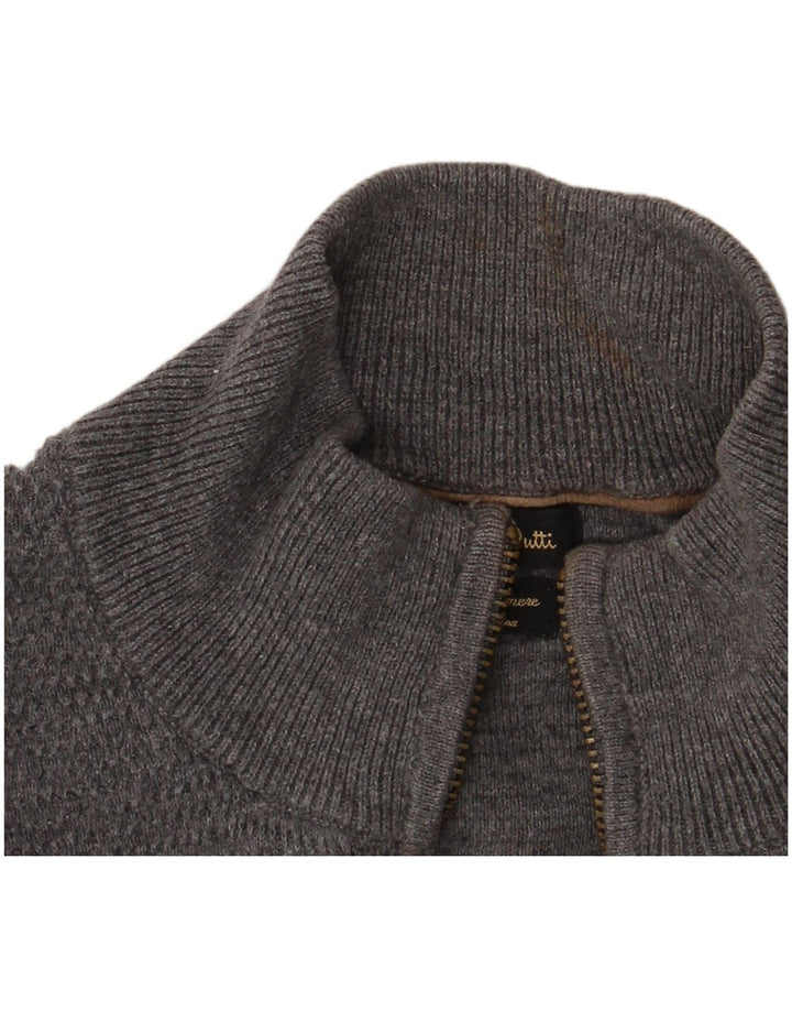 Мужской кардиган на молнии Massimo Dutti XL, серый