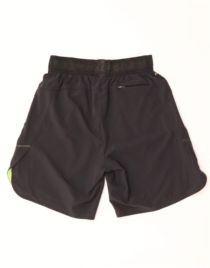 Мужские спортивные шорты Nike Dri Fit, маленькие черные, полиэстер