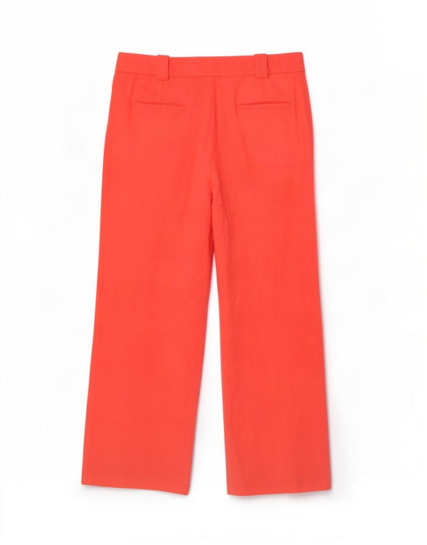 Женские широкие брюки чинос Zara EU 42, большие W32 L29, розовый лен