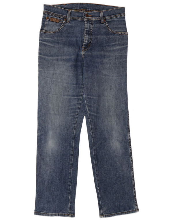 Мужские прямые джинсы WRANGLER Texas Stretch W32 L30, синий хлопок