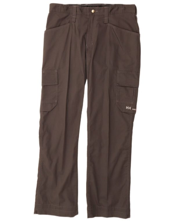 Helly Hansen Мужская рабочая одежда Прямые брюки-карго W33 L32 Серый полиэстер