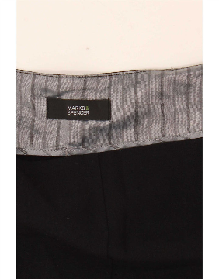 Женские прямые повседневные брюки Marks & Spencer W40 L27 черные