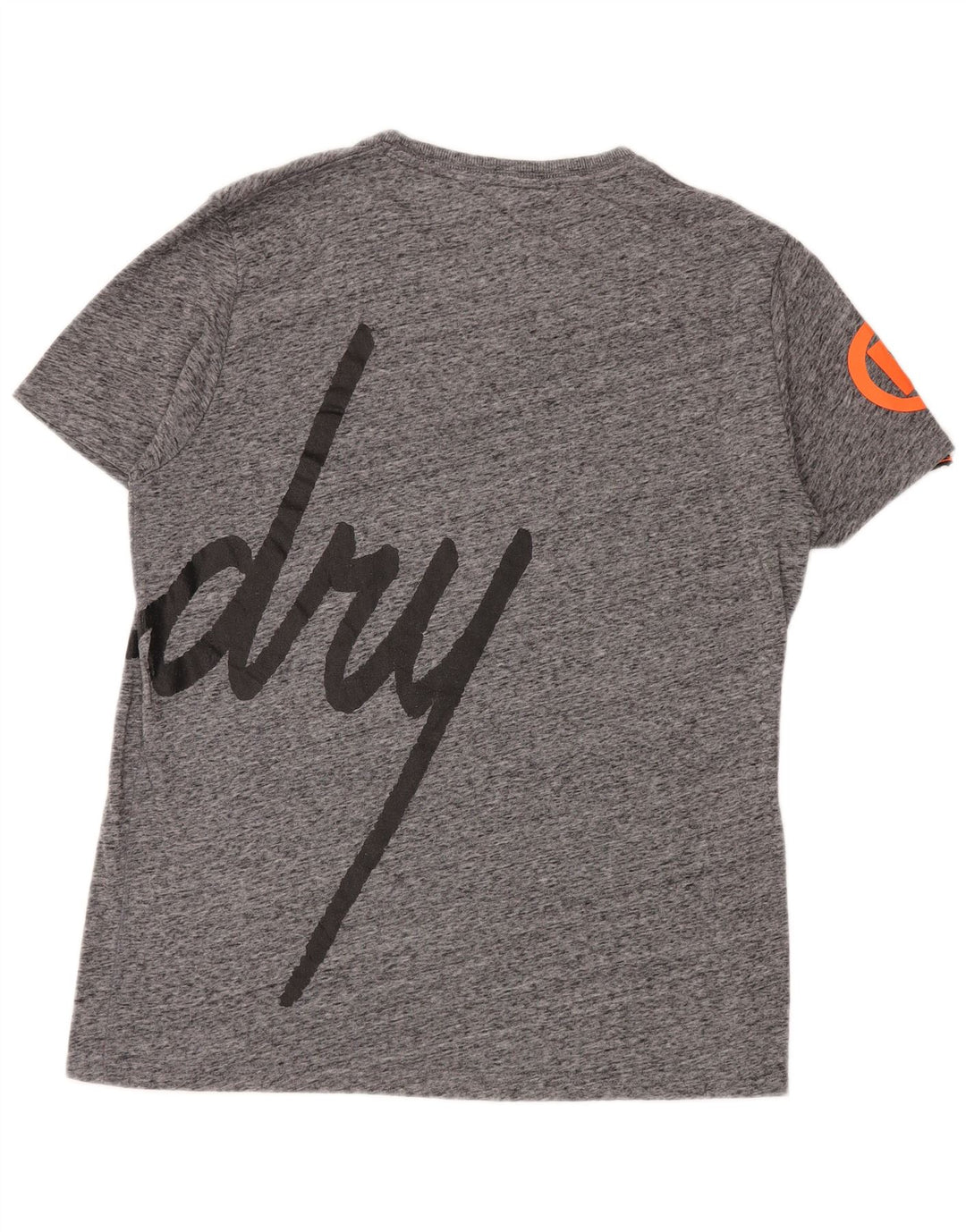 SUPERDRY Мужская футболка с рисунком 2XL серая в крапинку