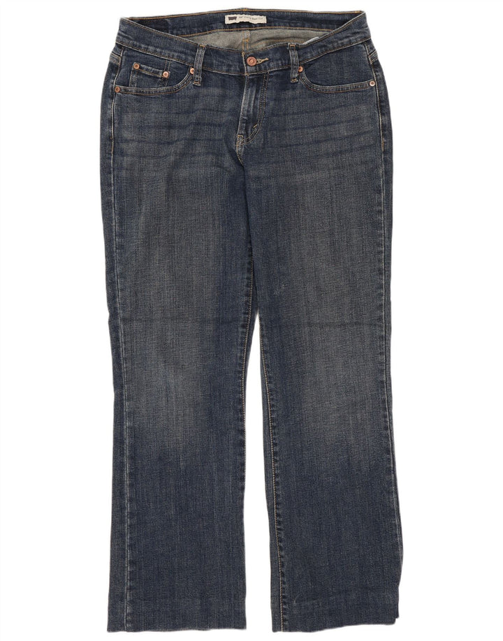 Женские джинсы LEVI'S 529 Curvy Bootcut, размер США 12, большие W31 L29, синий хлопок