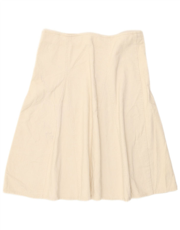 Женская вельветовая юбка Zara Medium W28, белый хлопок