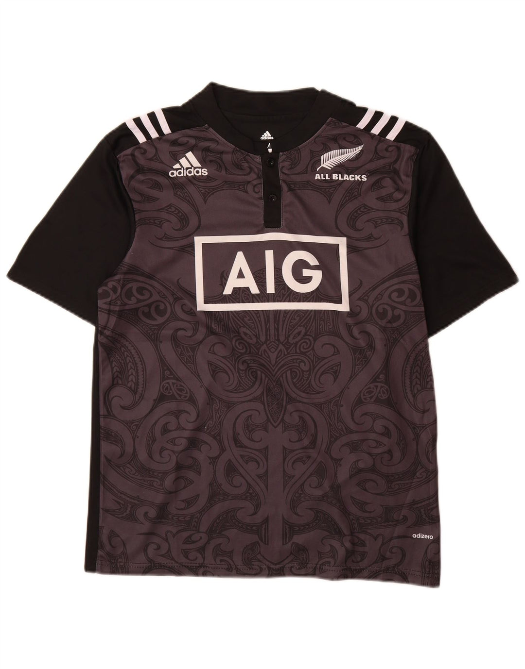 Мужская футболка с рисунком Adidas Top Medium Black из полиэстера с узором пейсли