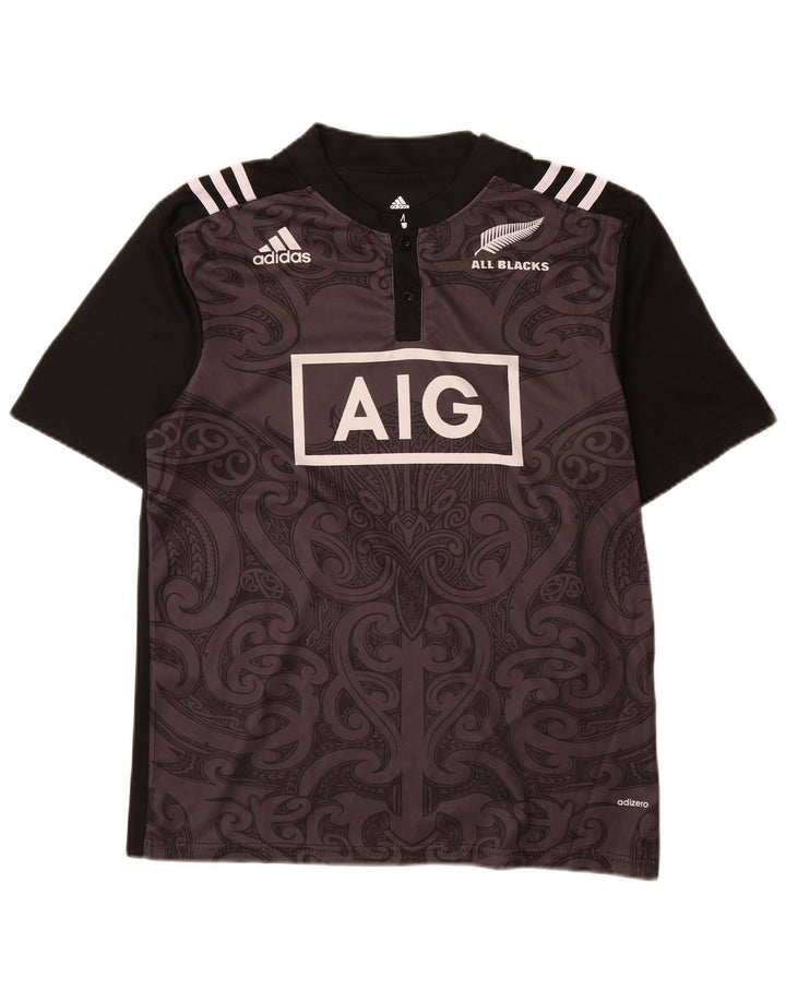 Мужская футболка с рисунком Adidas Top Medium Black из полиэстера с узором пейсли