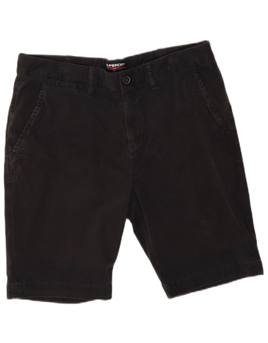 Мужские шорты чинос Superdry W34, большие черные, хлопковые