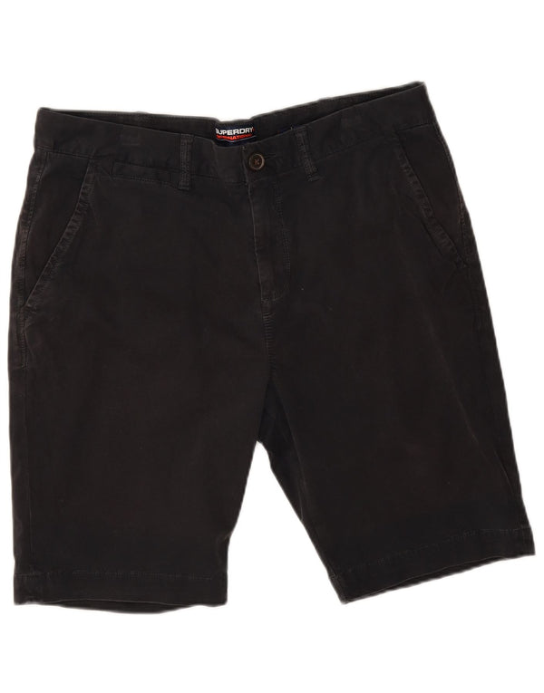 Мужские шорты чинос Superdry W34, большие черные, хлопковые