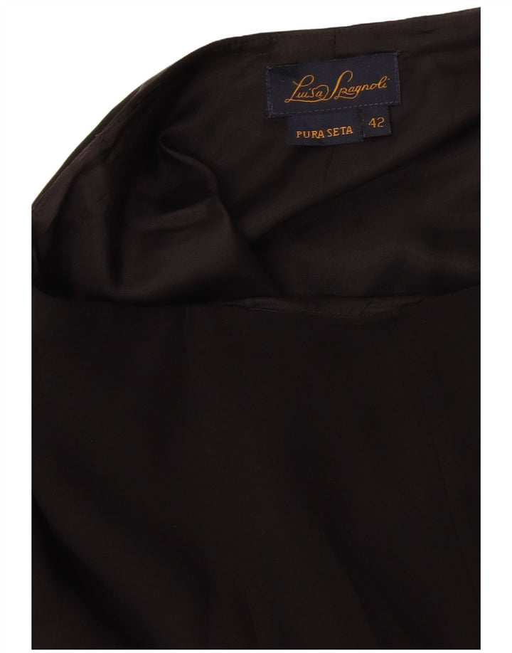 Юбка-труба женская Luisa Spagnoli IT 42 Medium W28 Черная шелковая