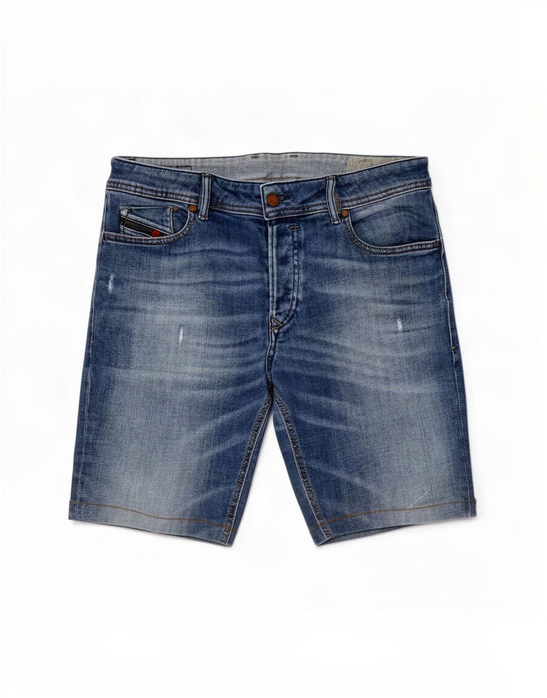 Мужские джинсовые шорты Diesel Sleenker W33, средние синие
