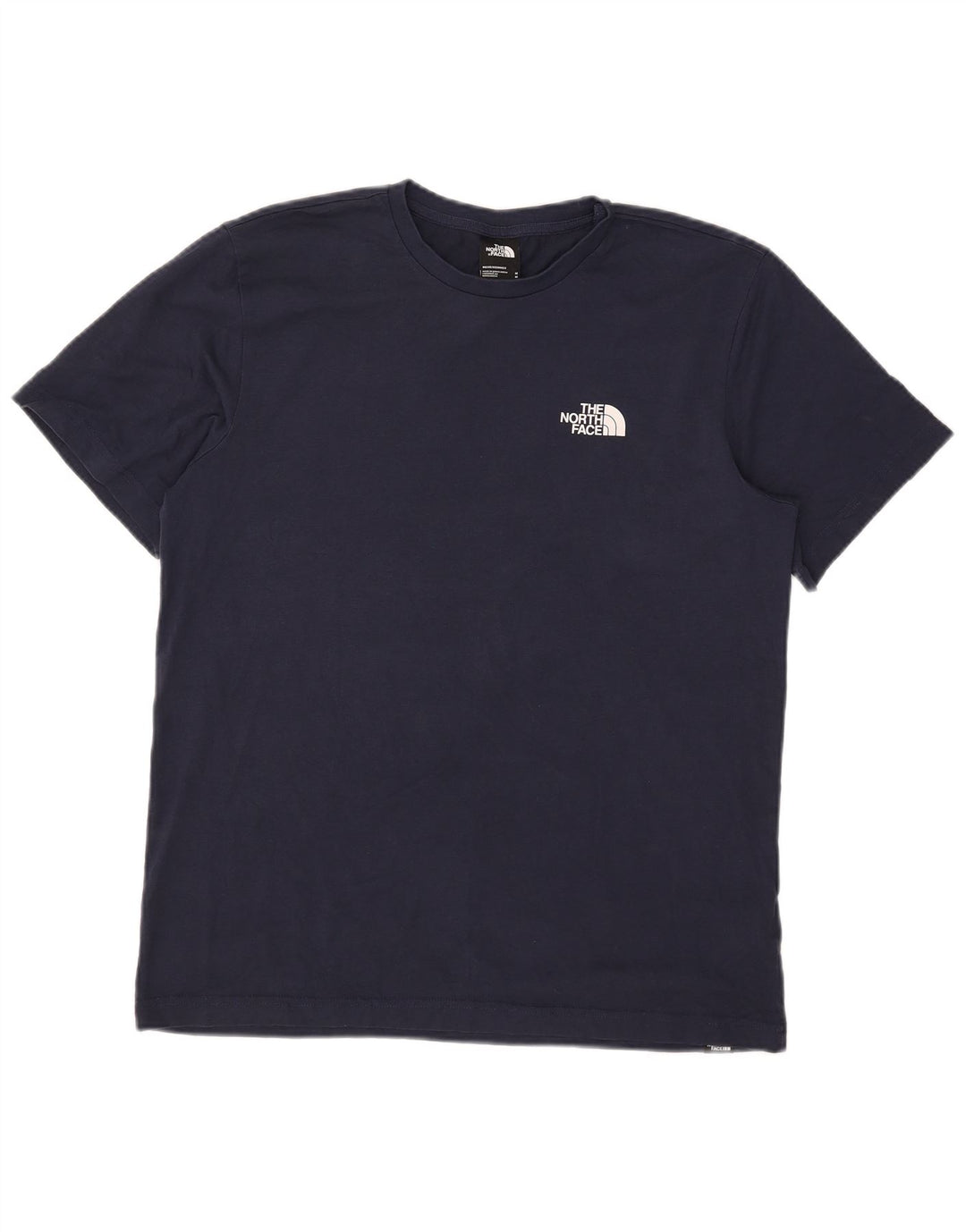 Мужская футболка The North Face из хлопка темно-синего цвета среднего размера