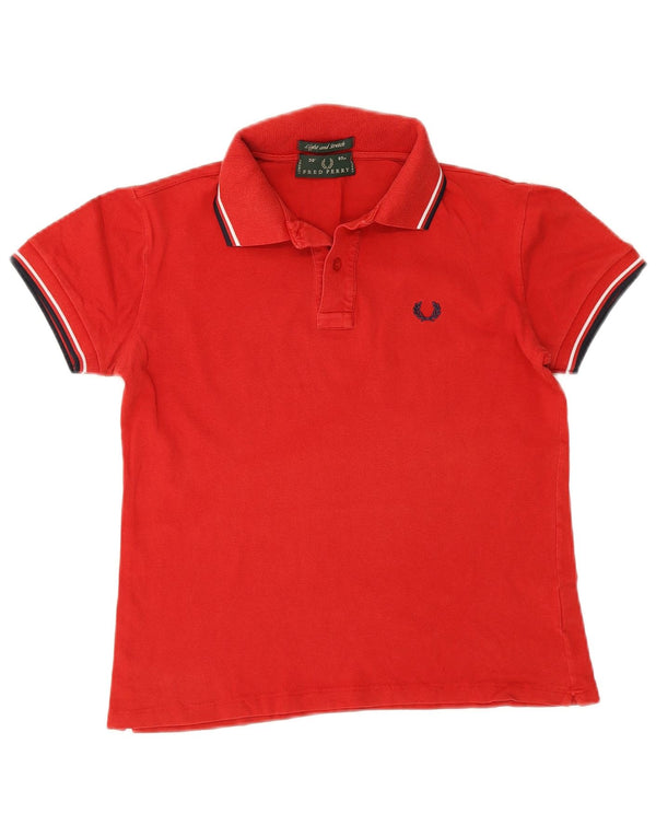 Мужская рубашка-поло Fred Perry, маленькая красная полоска из хлопка