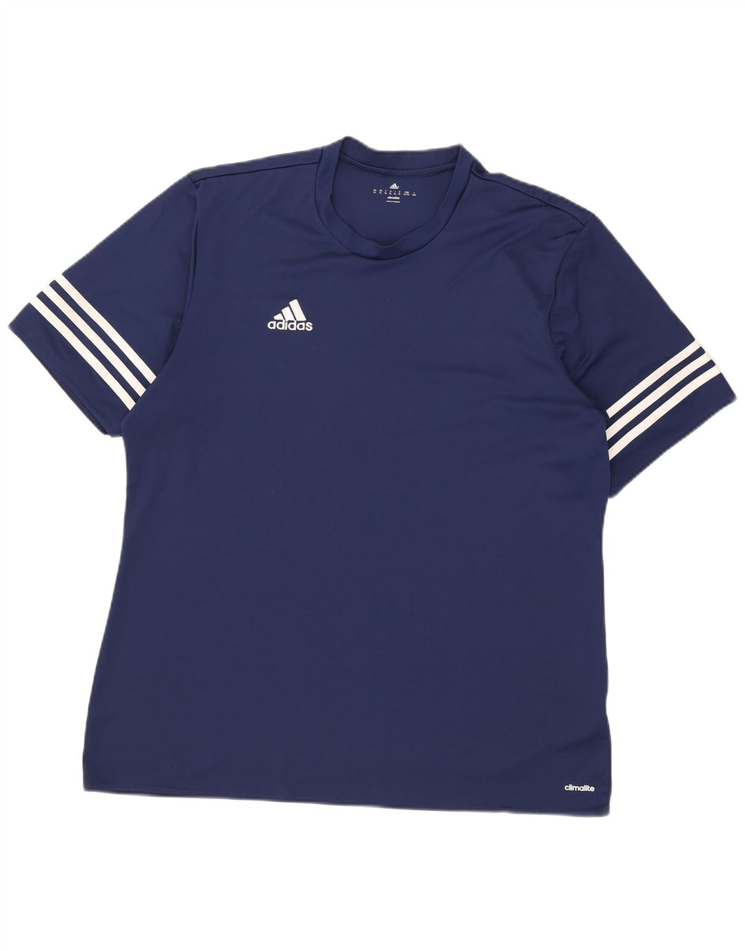 Adidas Мужская футболка Climalite Top XL Темно-синий полиэстер