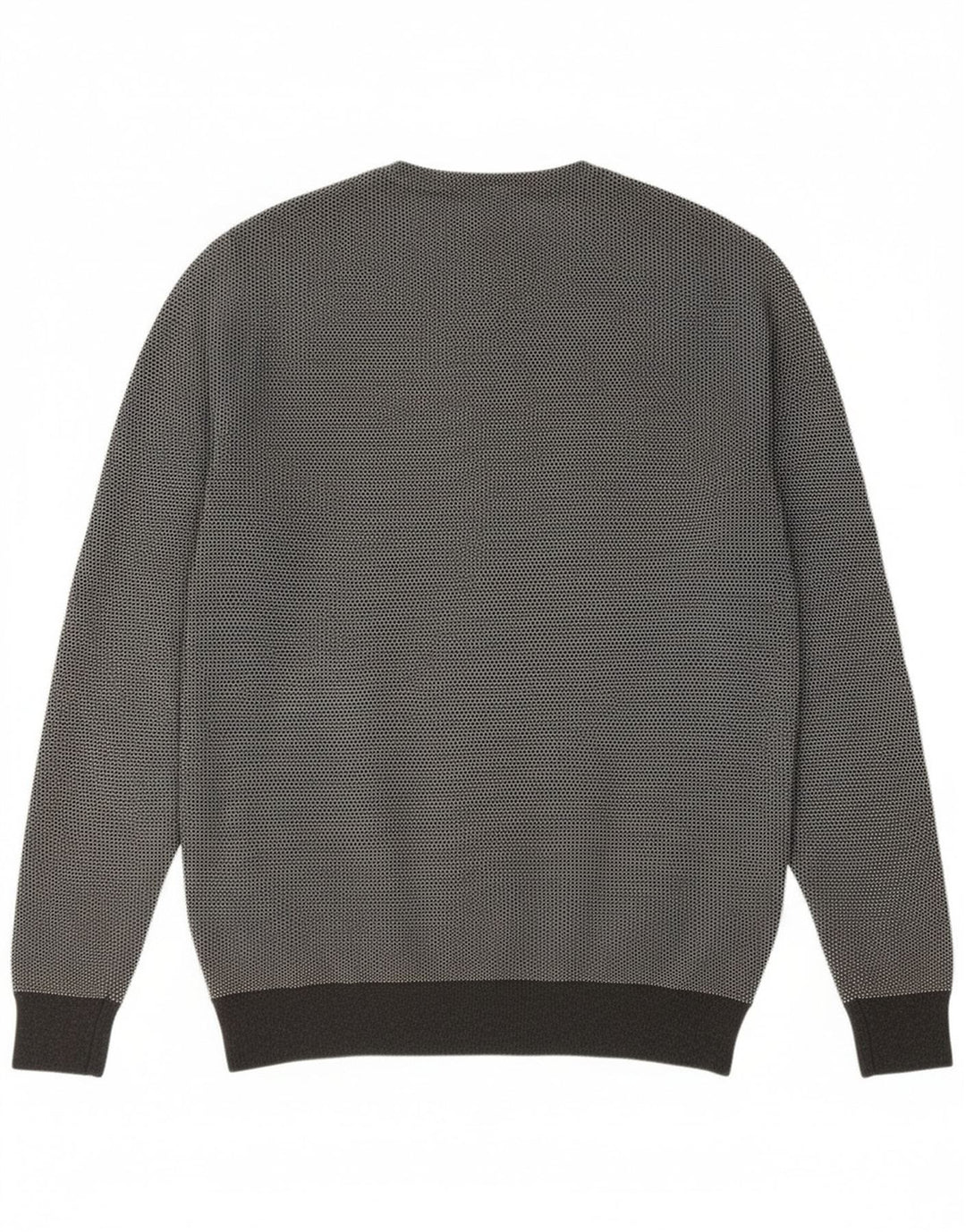 Мужской джемпер с круглым вырезом Superdry, большой серый хлопок с крапинками