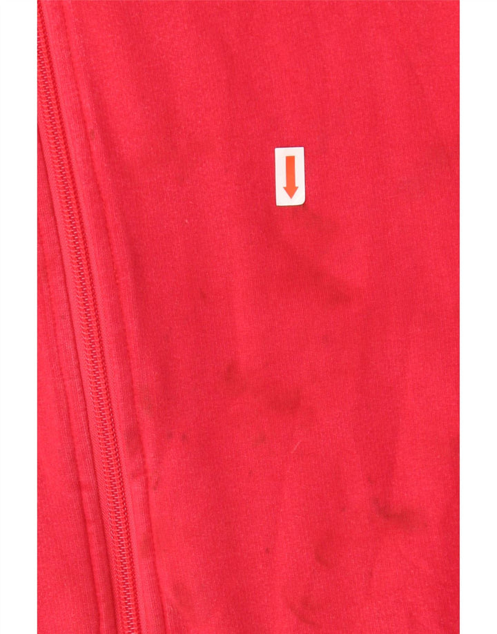 Женский спортивный костюм ADIDAS Top Jacket UK 12 Medium Red Cotton