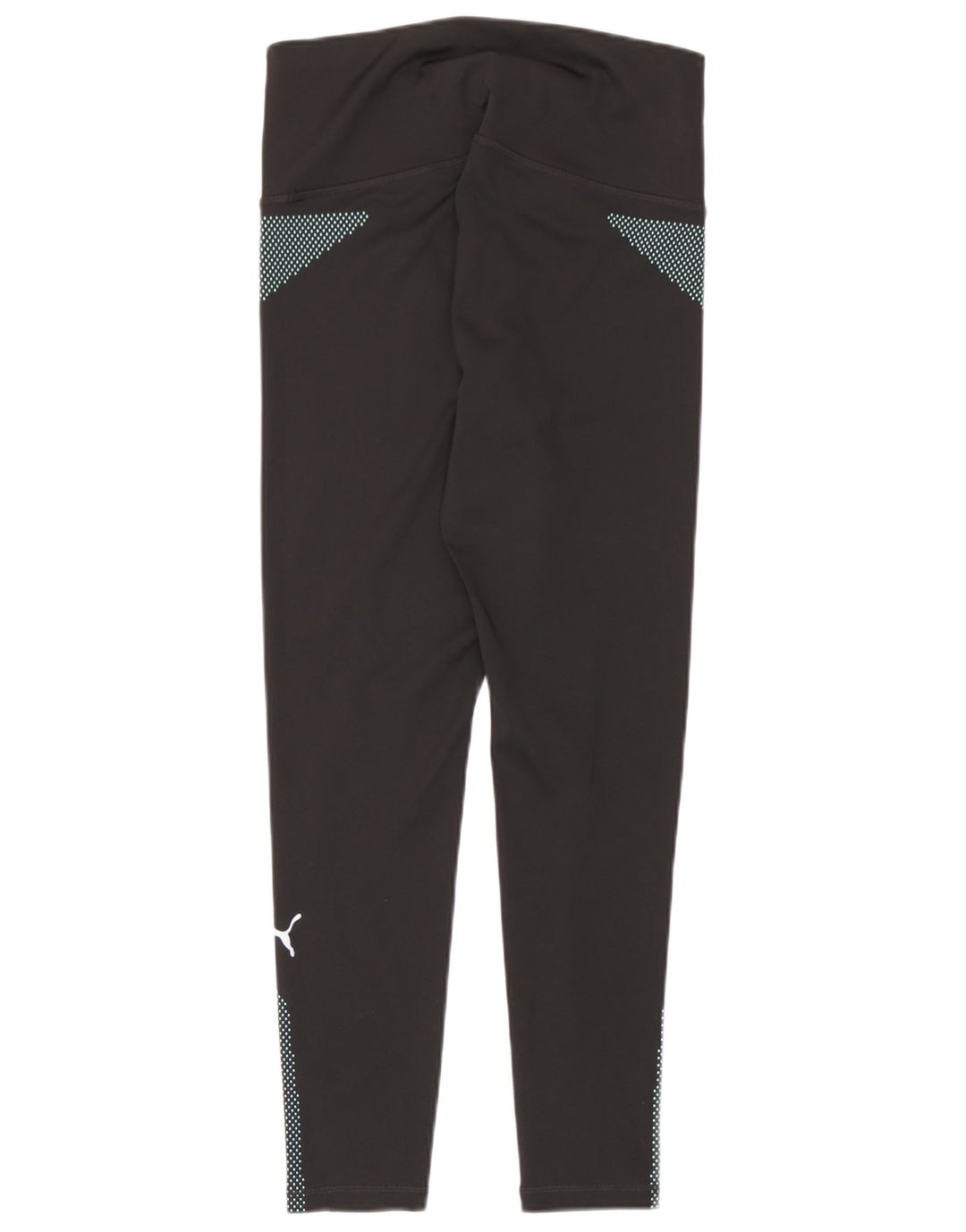 Женские леггинсы Puma UK 12, средние, черные с геометрическим узором