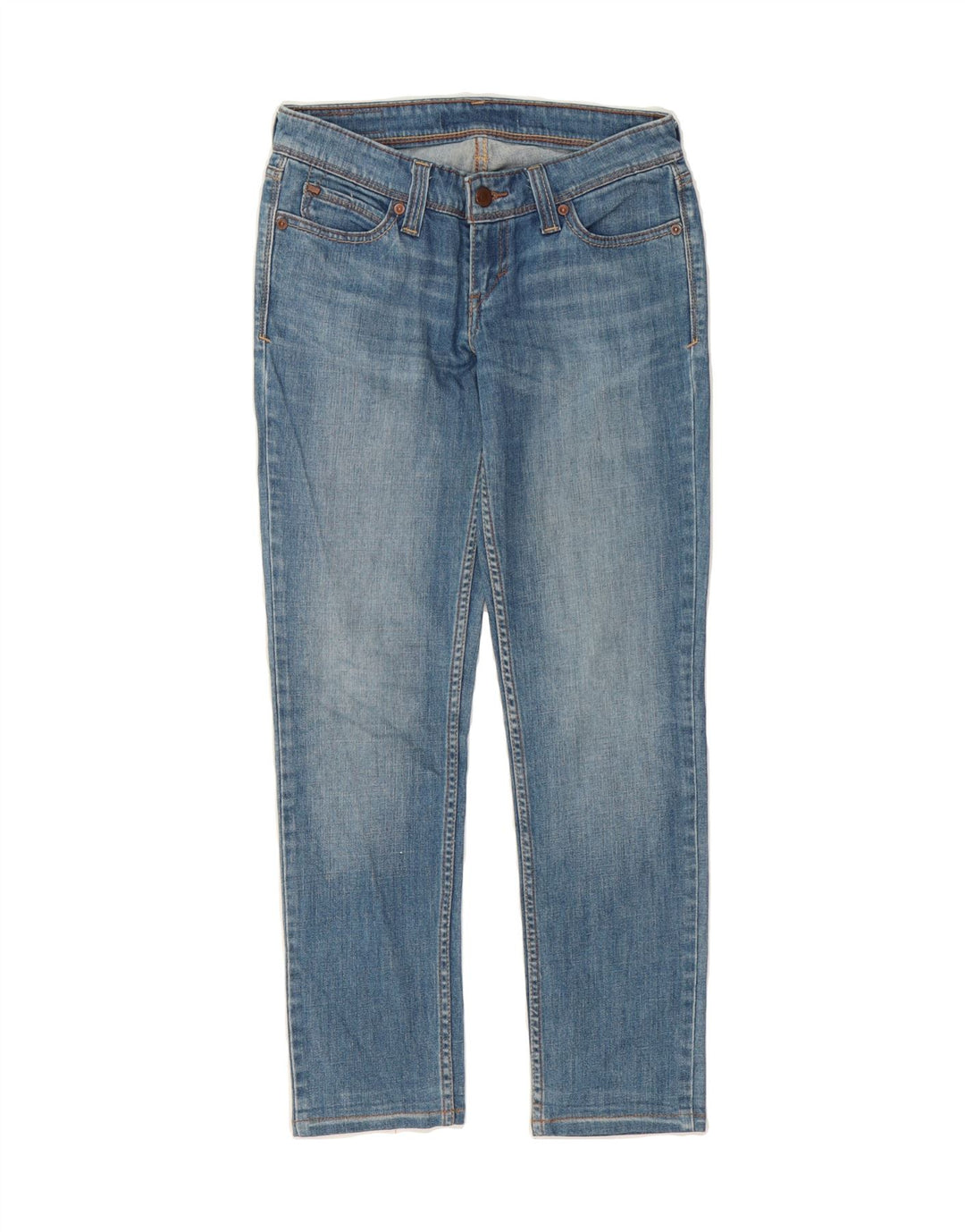 LEVI'S Womens Slim Jeans US 3 Small W28 L27 Blue Cotton Vintage Levi's and Second-Hand Levi's from Messina Hembry 