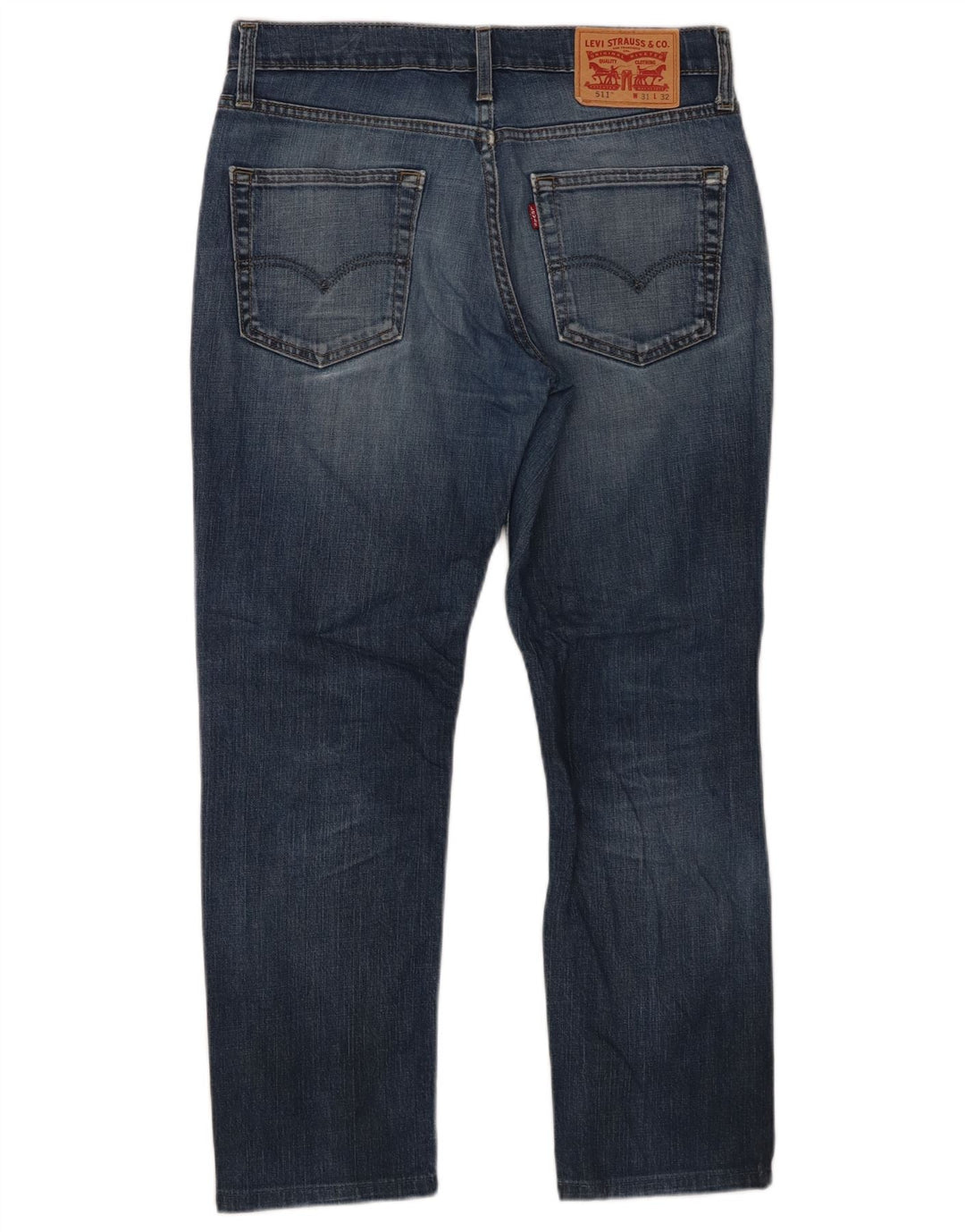Мужские джинсы Levi's 511 Slim W31 L27 Темно-синие, хлопок