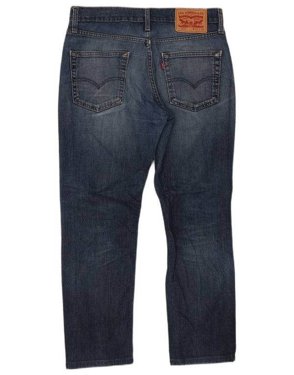 Мужские джинсы Levi's 511 Slim W31 L27 Темно-синие, хлопок