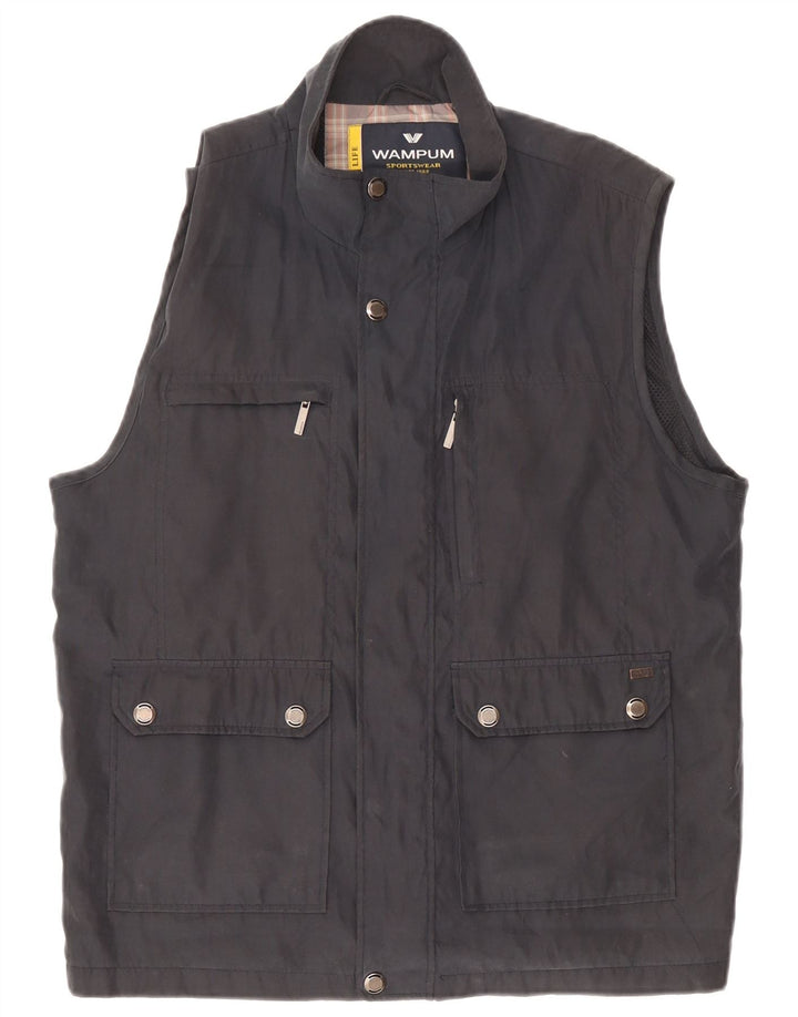 Мужской жилет Wampum Utility UK 42 XL, черный полиэстер