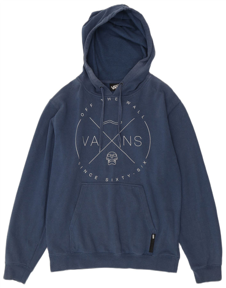 Мужской джемпер с капюшоном Vans, синий, хлопковый