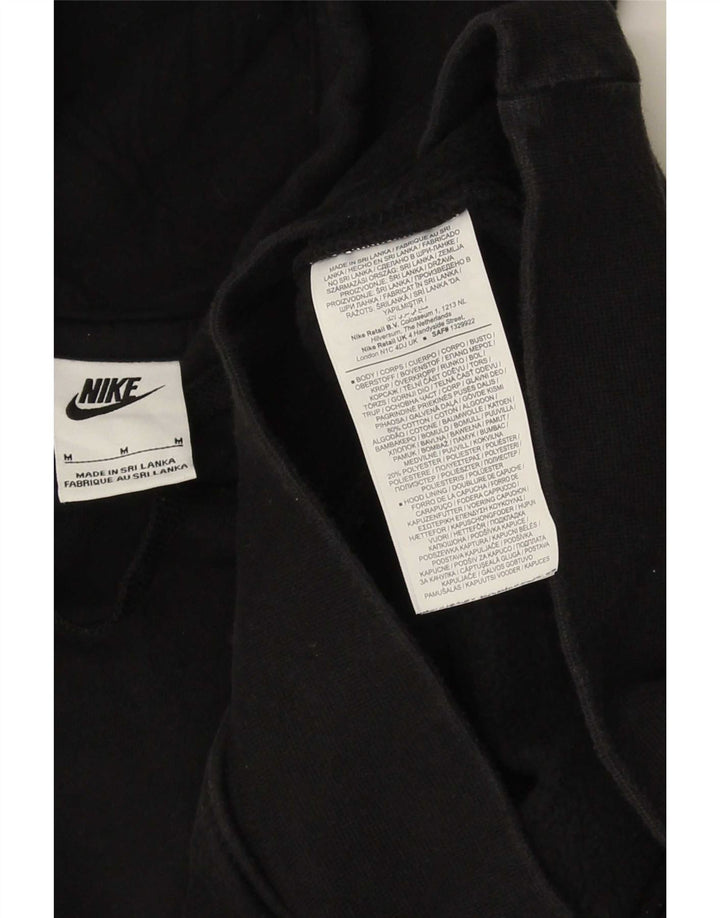 Мужской джемпер с капюшоном Nike, средний черный, хлопок