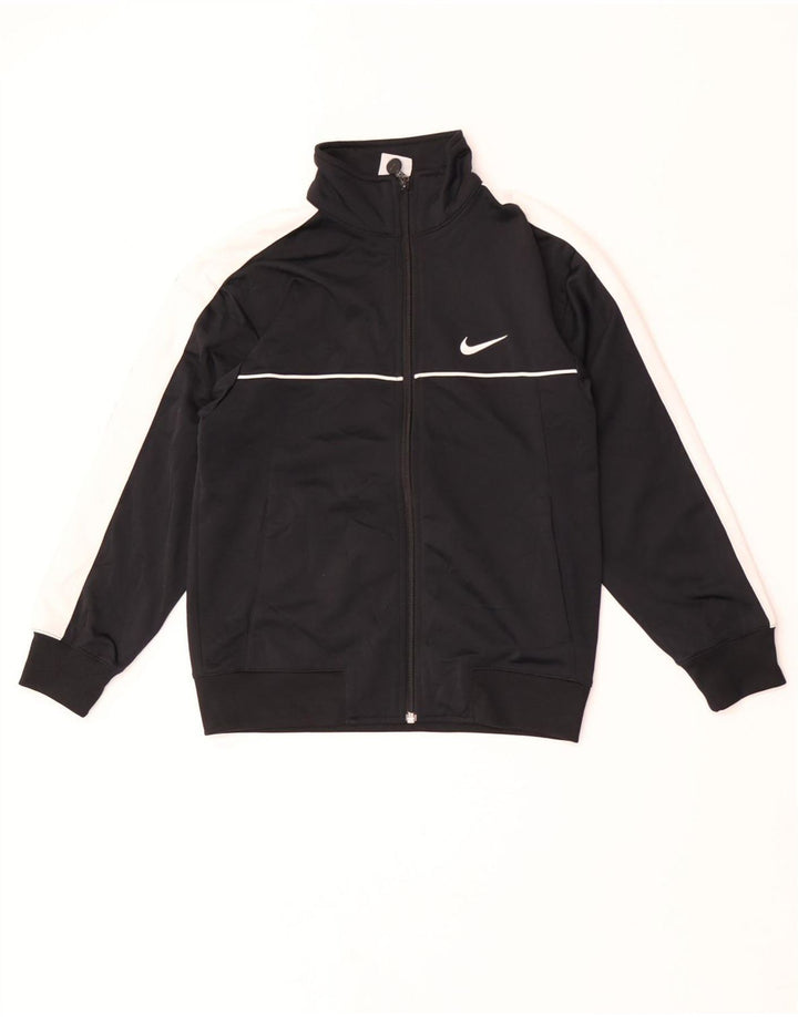 Спортивный костюм Nike для мальчиков, верхняя куртка 10–11 лет, средний черный с цветными блоками
