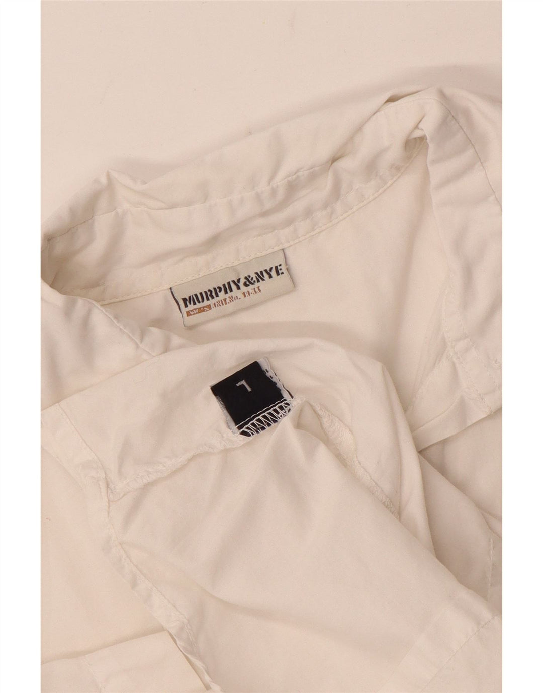 Женская рубашка с коротким рукавом MURPHY & NYE UK 14, большой белый хлопок