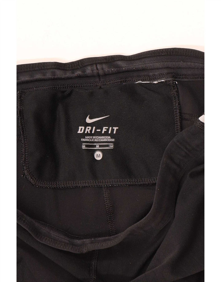 Женские леггинсы Nike Dri Fit UK 12, средние, черные