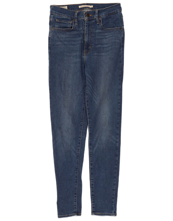 Женские джинсы суперскинни Levi's Mile High W27 L27, синий хлопок