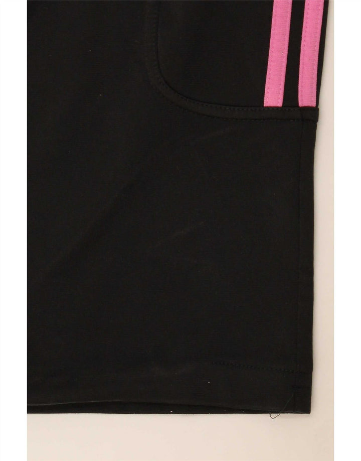 Женские спортивные брюки Adidas UK 10, маленькие черные из полиэстера