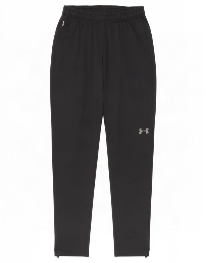 Мужские спортивные брюки Under Armour, маленькие черные из полиэстера
