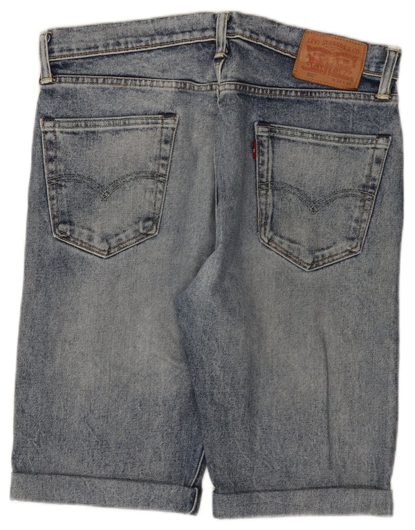 Мужские джинсовые шорты Levi's 502 W34, большие синие, хлопок