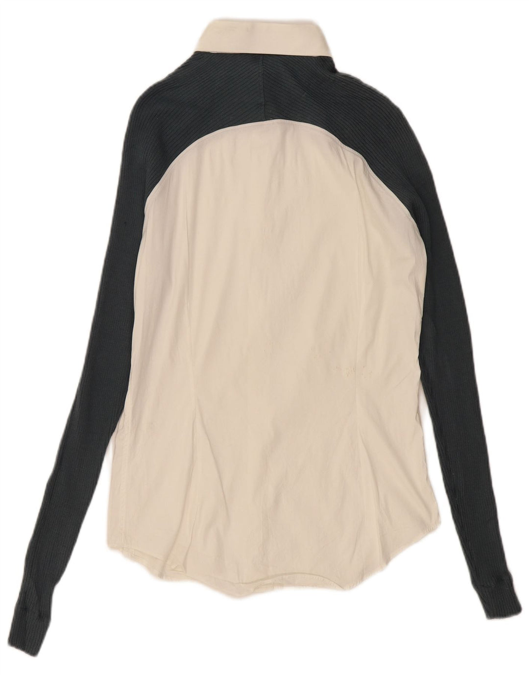 Мужская рубашка Emporio Armani, размер 39 15 1/2, средняя, белая с цветными блоками