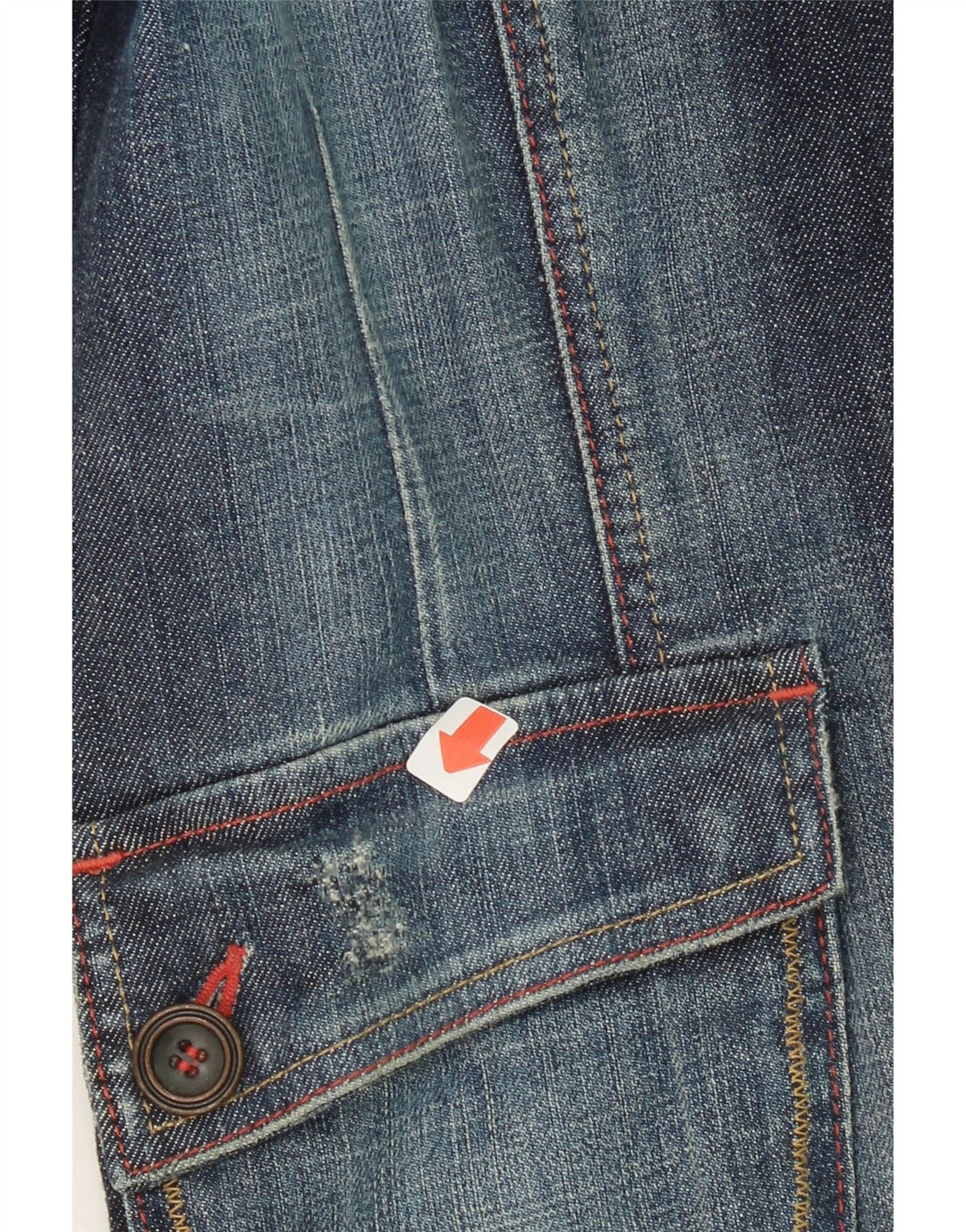 S.OLIVER Womens Denim Jacket IT 42 Medium Blue Cotton Vintage S.Oliver and Second-Hand S.Oliver from Messina Hembry 