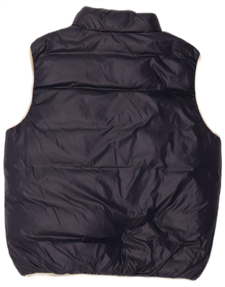 Мужской двусторонний жилет с мягкой подкладкой North Sails UK 40, большой размер, бежевый нейлон